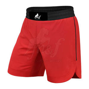 Short Pro Mma pour hommes avec panneau extensible et option de marque avec logo Short d'entraînement Mma pour hommes avec ceinture antidérapante - Product Image 2