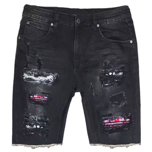 <b>Men</b> Fashion Stretch Causal <b>Short</b> Jeans Denim <b>Shorts</b> Blue Black Denim Streetwear <b>Shorts</b> 2026 - Product Image 6