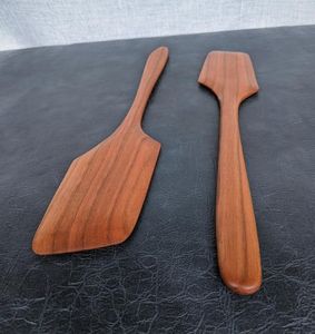 Pelle de cuisson au bois Poêle à frire antiadhésive Pelle Spatule en bois Pot Pelle pour faire frire les légumes Fournitures de cuisine Vaisselle - Product Image 1