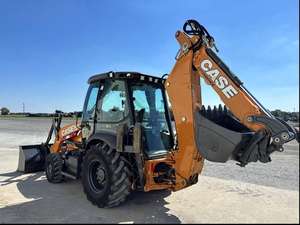 Case 580SN Tractopelle Confortable Cabine Air Chaleur Bâton E-HOE 4X4 Drive Pilot Controls Front Loader Pump Gearbox Core - Product Image 6