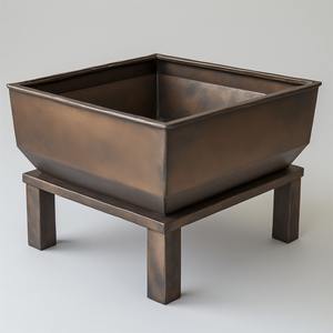 Modern Outdoor Metal Firepit with Wood Burning Customizable Design <b>for</b> Social Gatherings Comfortable Warmth & Inviting <b>Fire</b> Glow - Product Image 6