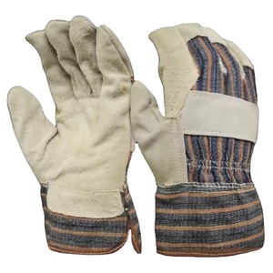 Guantes de Trabajo de Alto Rendimiento, Cuero Vacuno, Algodón, Suaves y Cómodos, Protección Industrial para las Manos, Guantes de Trabajo Canadienses - Product Image 2