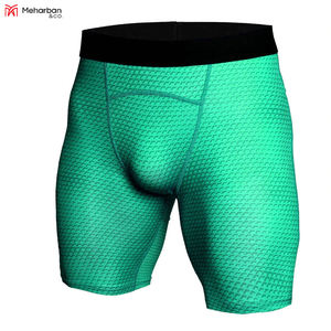 <b>Men</b> Bodybuilding Shorts 3D Gym <b>Compression</b> Shorts Fitness Tight <b>Leggings</b>, IN Multi Colors <b>Compression</b> Shorts - Product Image 4
