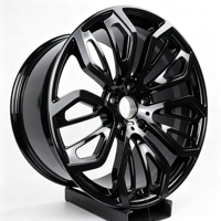 Jantes en alliage d'aluminium forgé haute pression JWYC, neuves, 19-22 pouces, finition brillante, ET 20 mm/25 mm, garantie 5 ans, taille personnalisable
