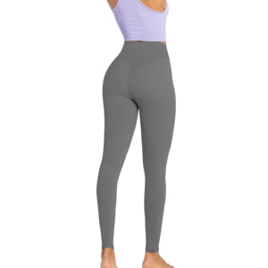 Leggings de sport taille haute pour femme, longueur intégrale, vêtements de fitness, extensibles, ultra doux, effet galbant, respirants, séchage rapide - Product Image 4