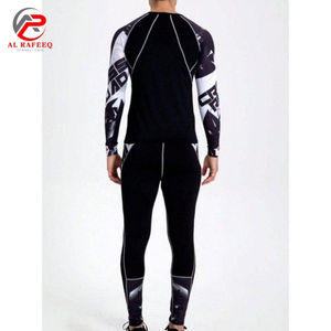 Trajes de Compresión para Hombre de Tela Transpirable Hechos a Medida, Ropa de Compresión sin Costuras de Nueva Llegada, Conjunto para Hombre para Correr - Product Image 4