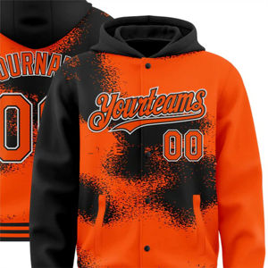 New Sports Hoodie Latest Design Custom Made Sports <b>Orange</b> Sublimation Print Hoodie Custom Sports Wear <b>Men</b> Jogging <b>Hoodies</b> - Product Image 4