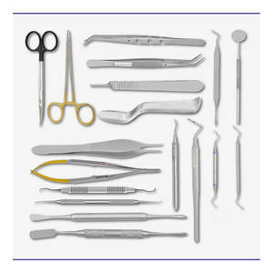 Kit de Instrumentos dentales, pinzas de extracción de acero inoxidable alemán, ortodoncia, DDP, conjunto de instrumentos de cirugía dental - Product Image 1