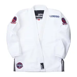 ชุดยูโด/บราซิลเลียนยิวยิตสู (BJJ Gi) ผ้าคอตตอน 100% ระบายอากาศได้ดี ทนทาน สีและโลโก้สั่งทำได้ คุณภาพสูง ขายส่ง รับผลิตตามสั่ง - Product Image 1