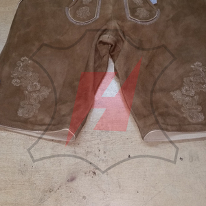 High Quality <b>Leather</b> Bavarian Lederhosen Wear <b>Shorts</b> Custom Made Logo Design Color <b>Shorts</b> With Embroidery - Product Image 6