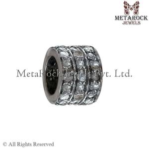 Argent massif 925 trouver des bijoux en diamant taille Rose trouver des bijoux en diamant pavé minimaliste trouver des bijoux en diamant - Product Image 5