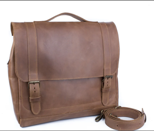 Leather <b>Briefcase</b> Men, Laptop Messenger Bag for Men Personalized Gifts for Him Leather <b>Briefcase</b> Man - Product Image 3