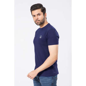 LIAM 100% Cotton Crew Neck T-Shirt Casual Solid Pattern 300 Grams Knitted Fabric Silk Screen <b>Printing</b> Lightweight - Product Image 4