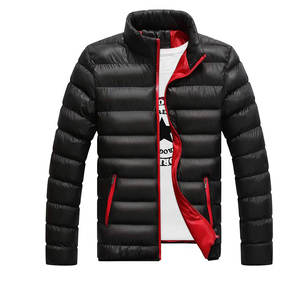 Chaqueta acolchada personalizada de alta calidad para hombre, abrigo de invierno de nuevo estilo con diseño de logotipo frontal, venta al por mayor - Product Image 1