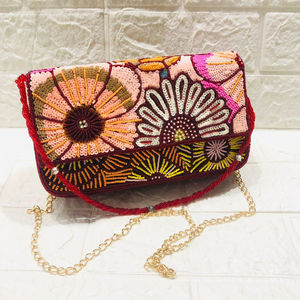 2023 Top Quality Product Summer <b>Beaded</b> Purse Beach <b>Handbags</b> for Women Woven Handmade Ladies Bag Gift Embroidery <b>Handbag</b> - Product Image 1