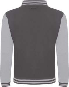 Veste universitaire unisexe en coton mélangé Letterman de haute qualité veste de baseball coupe-vent de style tendance pour hommes avec impression de logo - Product Image 1