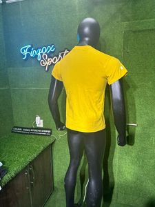 Camiseta 100% de algodón para hombre, ropa de calle personalizada de alta calidad, estampado holgado, estilo de hombro caído - Product Image 5