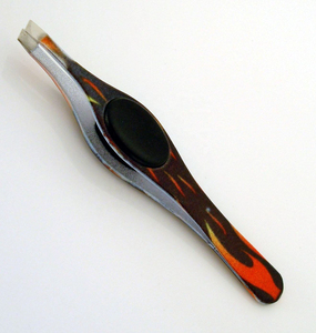 Juego de pinzas para cejas profesionales al por mayor, herramientas de belleza ligeras y respetuosas con el medio ambiente, de acero inoxidable puntiagudas, personalizadas, para salón - Product Image 1