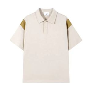 Polo de manga corta de verano para hombre, Camiseta de tejido de punto de algodón y poliéster, transpirable y con patrón sólido - Product Image 3