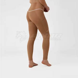 Collants d'équitation pour dames Leggings équestres respirants Taille haute Design OEM Logo personnalisé - Product Image 3