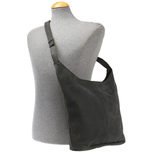 Latest Designed Women's Grey Genuine <b>Leather</b> Sling Shoulder <b>Bag</b> Lock Button Inner Compartment Adjustable Strap Smartphone Pocket - Product Image 6