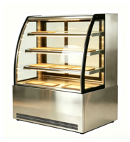 Vitrine réfrigérée verticale pour supermarché commercial, avec double porte vitrée, pour la présentation et le stockage de boissons