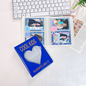 Costmisable 32 Poches Creux <span class=keywords><strong>Coeur</strong></span> Coréen Coloré Mini Album <span class=keywords><strong>Photo</strong></span> Cartes Photocard Titulaire Livre Recueillir Kpop Album De Fotos - Product Image 5