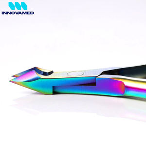 Coupe-cuticules en acier inoxydable Dream Color, coupe-ongles de podologie en acier inoxydable de qualité supérieure, anti-rouille, soin des pieds par INNOVAMED - Product Image 5