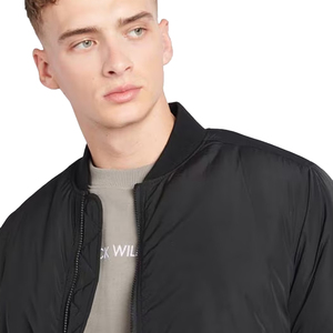 2024 Spring New Ladies Satin Letter Embroidered <b>Jacket</b> Long Sleeve Coats Hooded Stand Streetwear <b>Women</b> Bomber <b>Jacket</b> Canvas OEM - Product Image 3