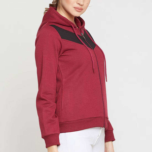 OEM cómodo mujeres cremallera Sudadera con capucha mejor ocasión casual con bolsillos cremallera sudaderas con capucha con logotipo de tamaño personalizado y colores - Product Image 4