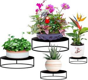 Nueva y elegante maceta de Metal de latón con soporte para jardín, decoración del hogar, macetas llamativas para exteriores, diseño Industrial - Product Image 1