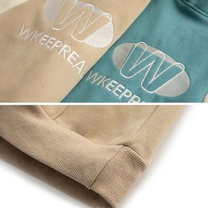 Sweat à capuche surdimensionné unisexe avec broderie personnalisée pour homme, haut de gamme à la peau ajustée - Product Image 4