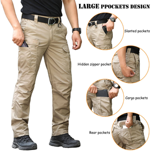 Pantalons pour hommes personnalisés Jogger pantalons de cyclisme pantalons de survêtement longs décontractés sport travail coton tricoté pantalons de jogging pour hommes avec poches - Product Image 4