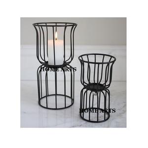 Ensemble de 2 bougeoirs de tailles différentes avec une qualité supérieure, couleur noire, forme ronde, bougeoir pour la vaisselle - Product Image 5