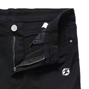 กางเกงยีนส์ขาสั้นทรงฮิปฮอปเอวกลางคุณภาพสูงสำหรับผู้ชาย รุ่นใหม่ล่าสุดปี 2025 ระบายอากาศได้ดี น้ำหนักเบา เหมาะสำหรับฤดูร้อน รับสกรีนโลโก้ตามแบบ - Product Image 3