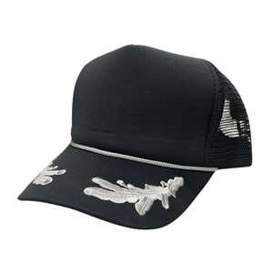 Casquette de camionneur STM en tissu maillé, 6 panneaux, réglable, broderie sur la visière, unisexe, décontractée, printemps-été - Product Image 5