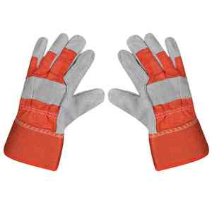 Gants de gréement durables en cuir de vachette pour la sécurité au travail Utilisation industrielle en gros personnalisée avec approvisionnement direct en usine - Product Image 3