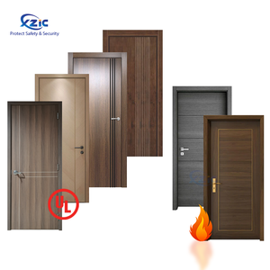 Commercial Hotel Hospital Exterior Fire <strong>Door</strong> Wooden Solid Fire <strong>Door</strong> - Product Image 4