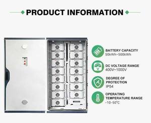 Batterie pour station d'usine Armoire de stockage d'énergie commerciale industrielle 200Kwh IP54 Lifepo4 - Product Image 6