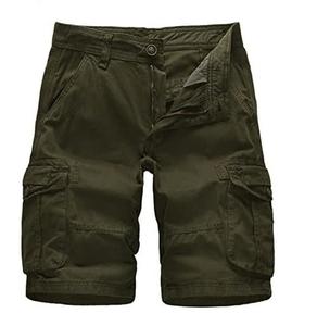 Short d'entraînement cargo avec logo personnalisé de qualité supérieure pour hommes, joggings courts en coton, polyester, spandex, respirants et doux pour hommes, solides - Product Image 5