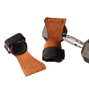 Protège-poignets en cuir de vachette personnalisé, couleur personnalisée, pour la gymnastique, la musculation, la protection des mains - Product Image 3