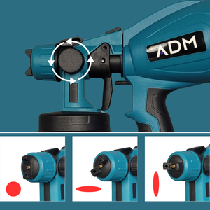 ADM Spruzzatore di vernice cordless 21V con 2 batterie al litio, SKU: 537 - Product Image 2