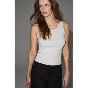 GRIMELANGE BADEN เสื้อกล้ามผ้าตาข่ายเนื้อนุ่มและยืดหยุ่นสำหรับผู้หญิง - Product Image 2