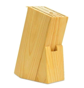 Couteau de cuisine en bois de haute qualité 14 pièces en gros avec porte-couteau en pin pour une taille Offre Spéciale un produit personnalisés - Product Image 4