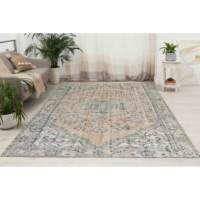 Blumenmuster Patchwork Bedruckter Wollteppich Umweltfreundlicher Traditioneller Stil Chenille Latex Mittellanger Flor Weicher Orangefarbener Maßgefertigter Eingangsteppich