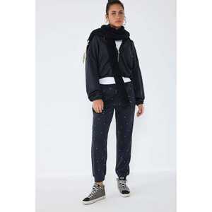 Pantalon de survêtement extérieur à revers élastique clouté - Product Image 1