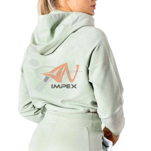 Survêtement de haute qualité personnalisé pour femmes Survêtement écologique avec matériau flexible et impression de logo - Product Image 2