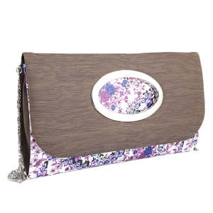 Bolso de mano elegante para mujer 9071 - Marrón oscuro - Product Image 1