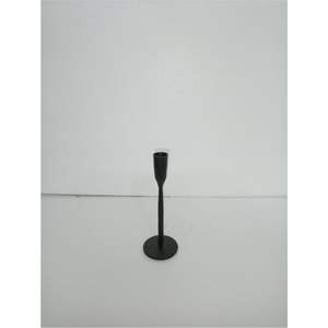 Porte-bougie en fer forgé artisanal, porte-bougie sculptural esthétique, candélabre noir contemporain pour la décoration du cheminée - Product Image 6