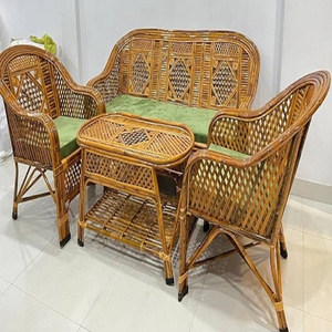 Sofás de bambú ecológicos hechos a mano para la decoración de la sala de estar - Product Image 2